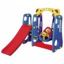 slide and swing set